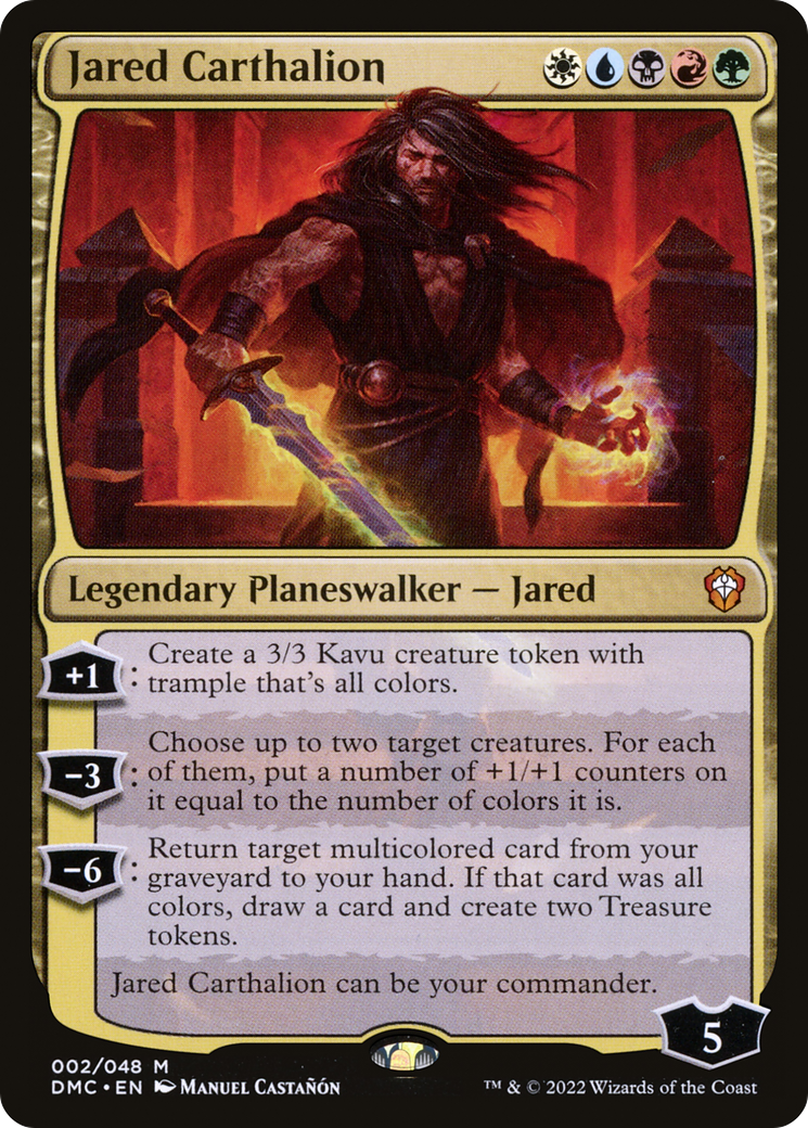 Jared Carthalion [Dominaria United Commander]-1