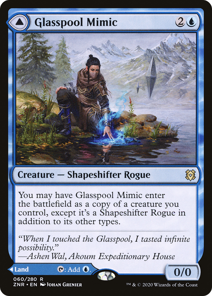 Glasspool Mimic // Glasspool Shore [Zendikar Rising]-3