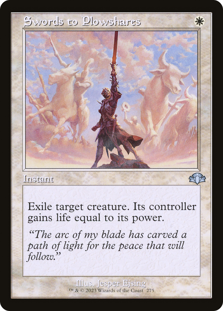 Swords to Plowshares (Retro) [Dominaria Remastered]-1