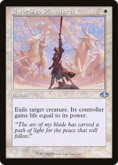 Swords to Plowshares (Retro) [Dominaria Remastered]-1