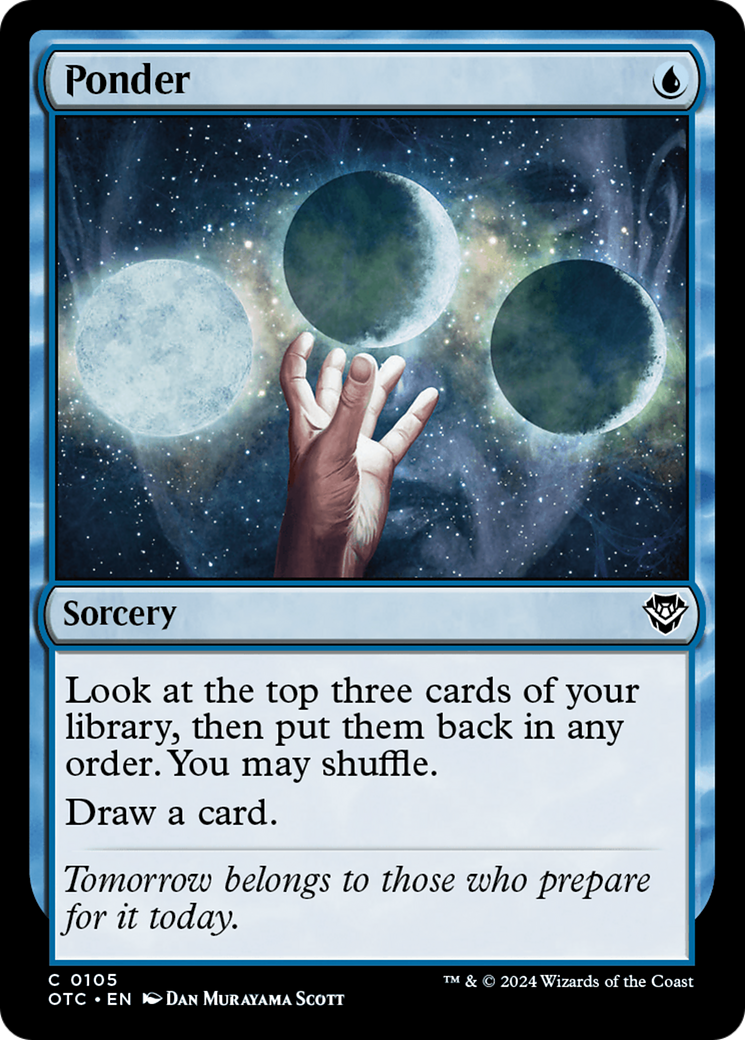 Ponder [Outlaws of Thunder Junction Commander]-1