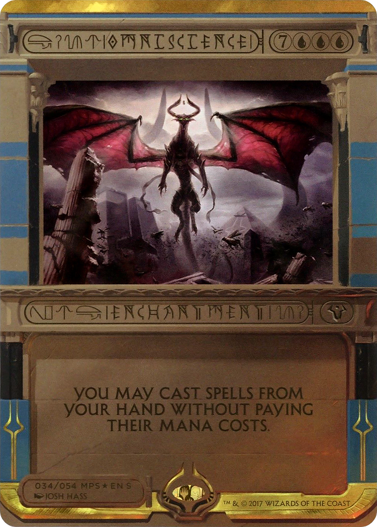Omniscience (Invocation) [Amonkhet Invocations]-1