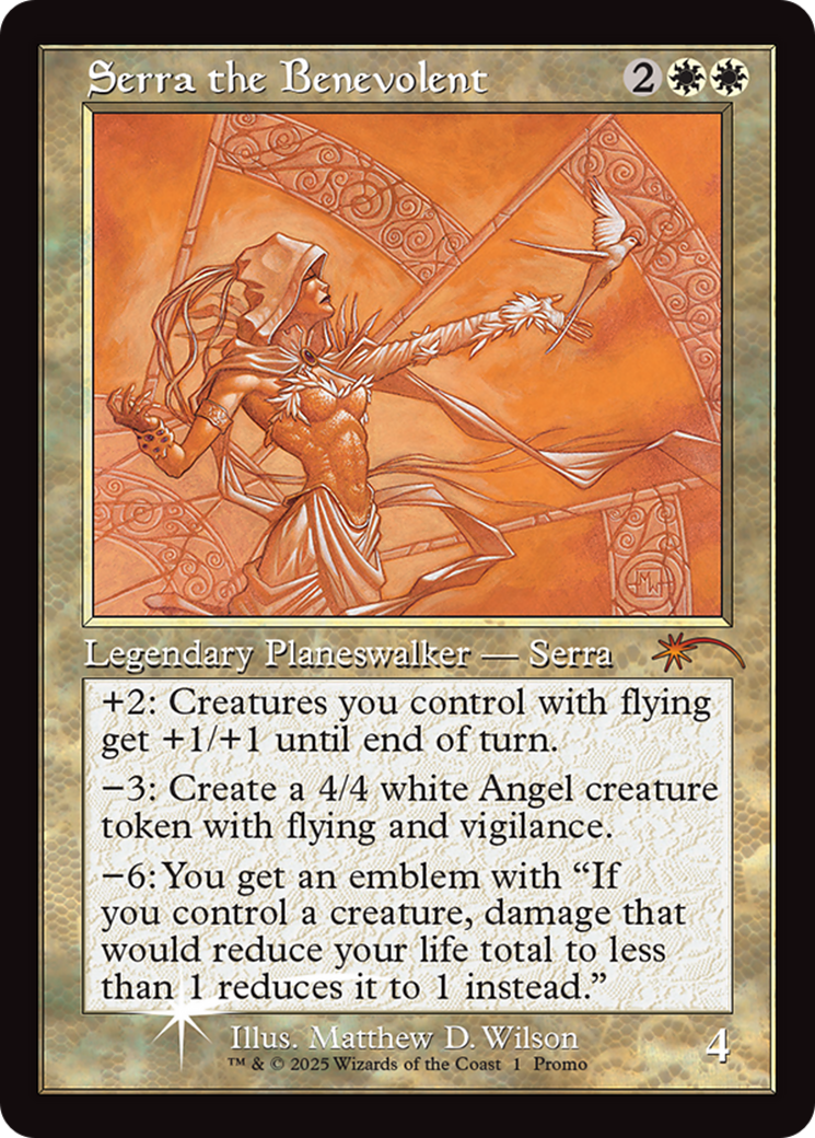 Serra the Benevolent (Retro Frame) [MagicFest 2019]-1
