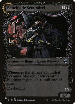 Baneblade Scoundrel // Baneclaw Marauder (Showcase Equinox) [Innistrad: Midnight Hunt]-3