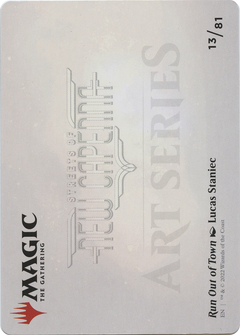 Run Out of Town // Run Out of Town (ASNC-013) - New Capenna Art Series (Borderless) Foil-2