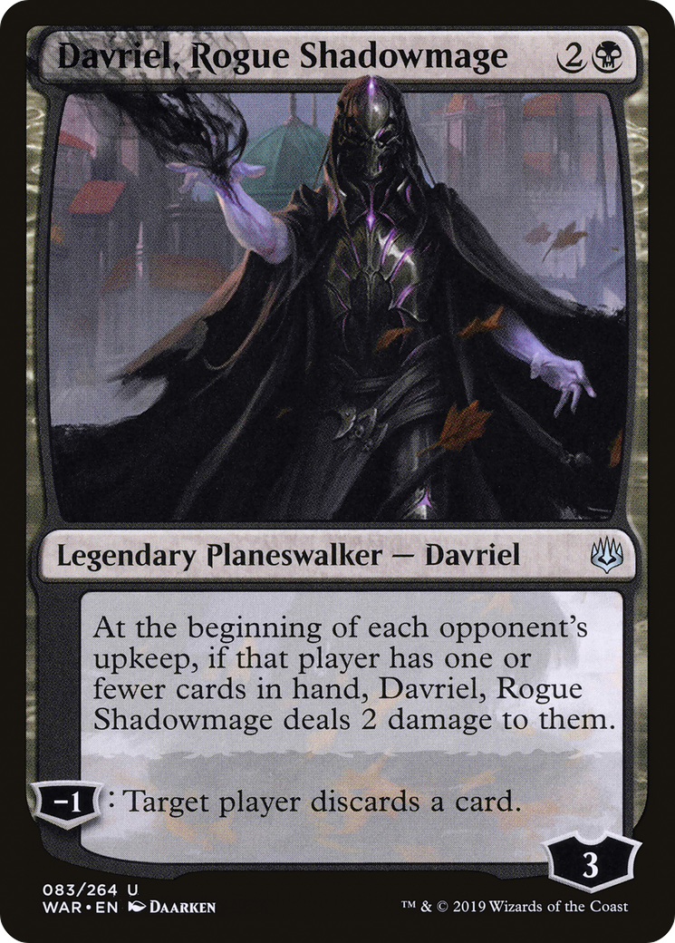 Davriel, Rogue Shadowmage [War of the Spark]-1