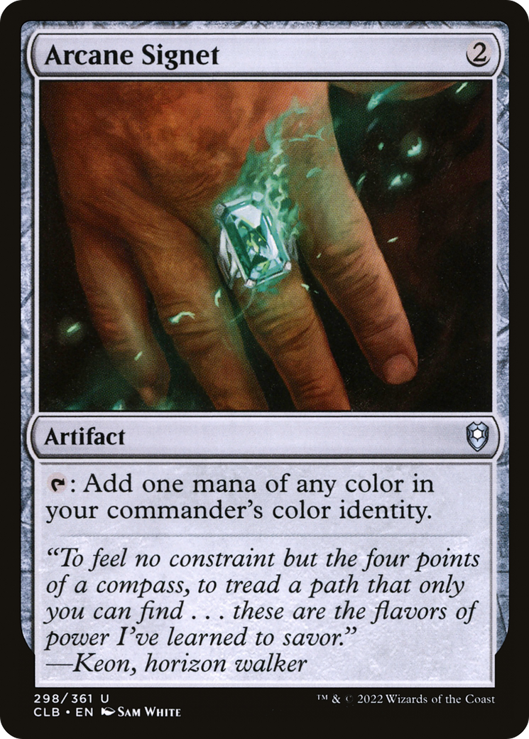 Arcane Signet [Commander Legends: Battle for Baldur's Gate]-1