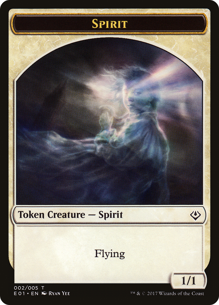 Spirit // Soldier Double-Sided Token [Archenemy: Nicol Bolas Tokens]-3