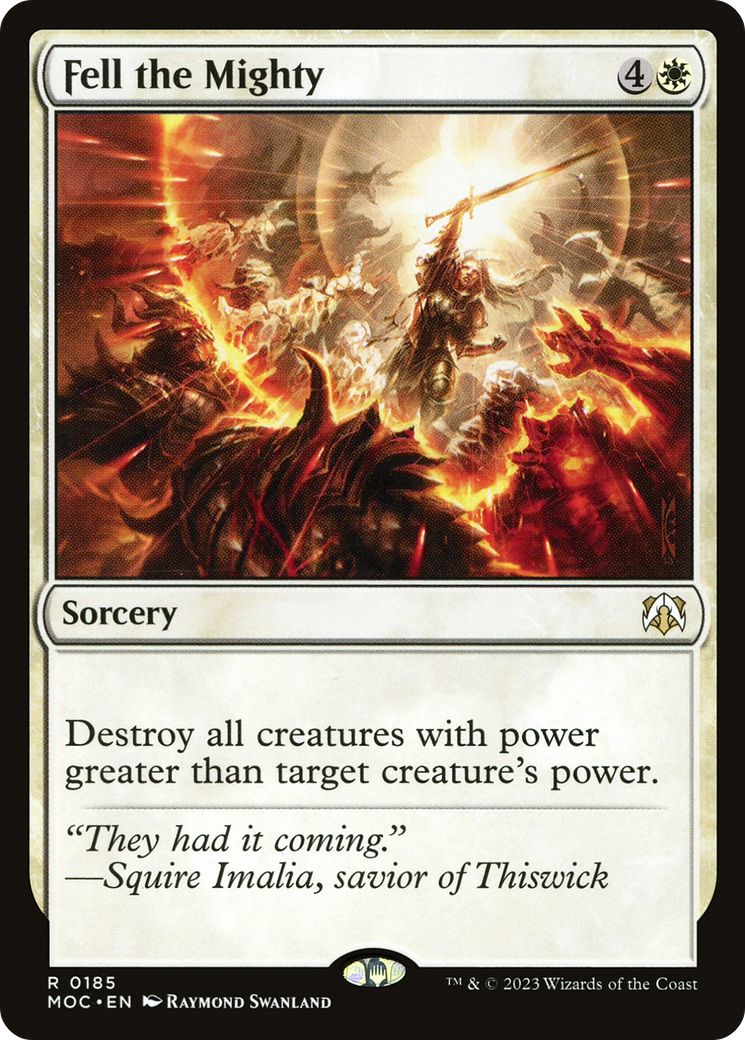 Fell the Mighty [March of the Machine Commander]-1