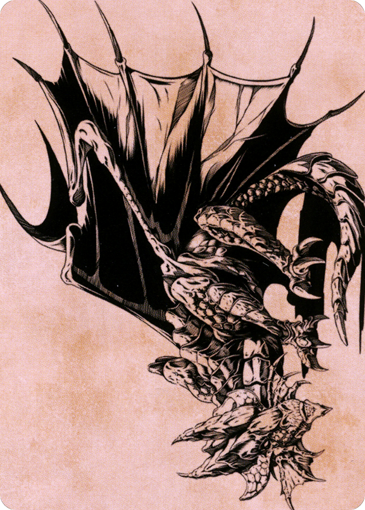 Ancient Copper Dragon // Ancient Copper Dragon (ACLB-052) - Battle for Baldur's Gate Art Series (Borderless) Foil-1