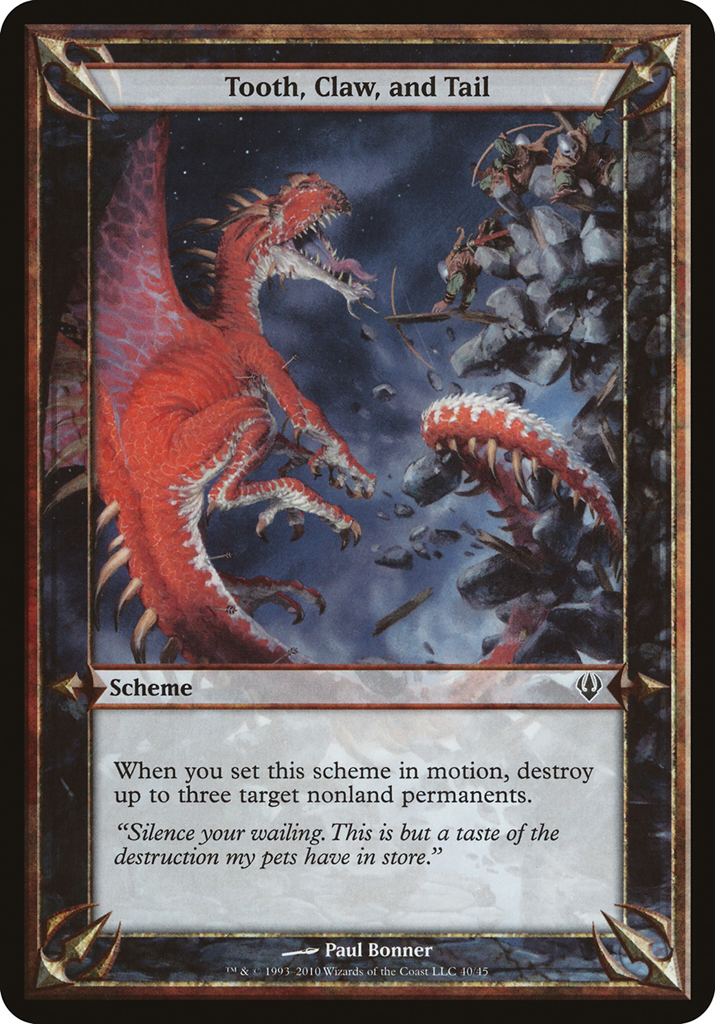 Tooth, Claw, and Tail (Schemes) [Archenemy Schemes]-1