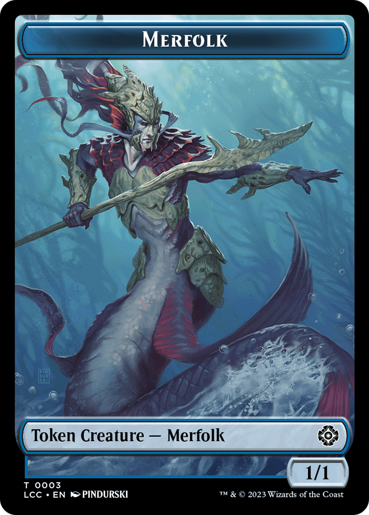 Merfolk (TLCC-003) - The Lost Caverns of Ixalan Commander Tokens-1