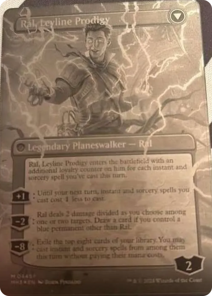 Ral, Monsoon Mage // Ral, Leyline Prodigy (PURL-445) - URL/Convention Promos (Borderless) Foil-2