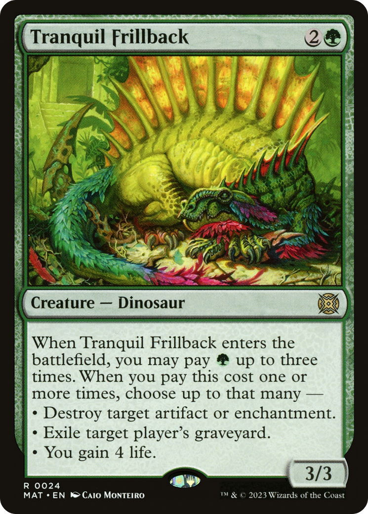 Tranquil Frillback (MAT-024) - March of the Machine: The Aftermath Foil-1