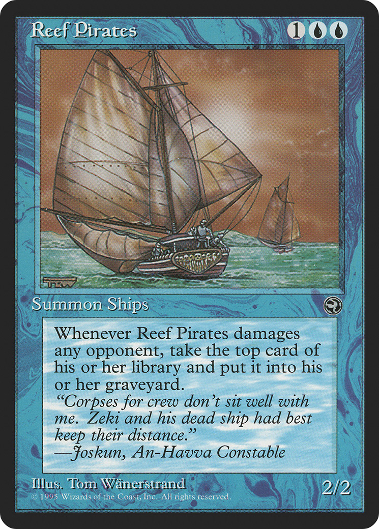Reef Pirates (Joskun Flavor Text) [Homelands]-1