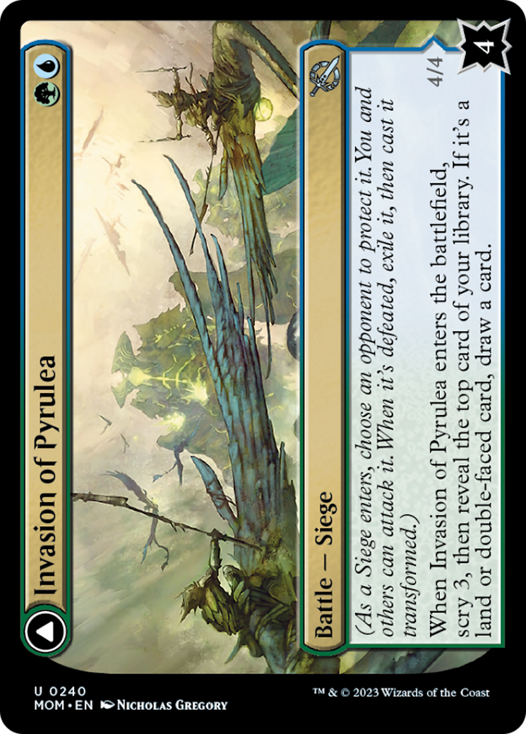 Invasion of Pyrulea // Gargantuan Slabhorn [March of the Machine]-1