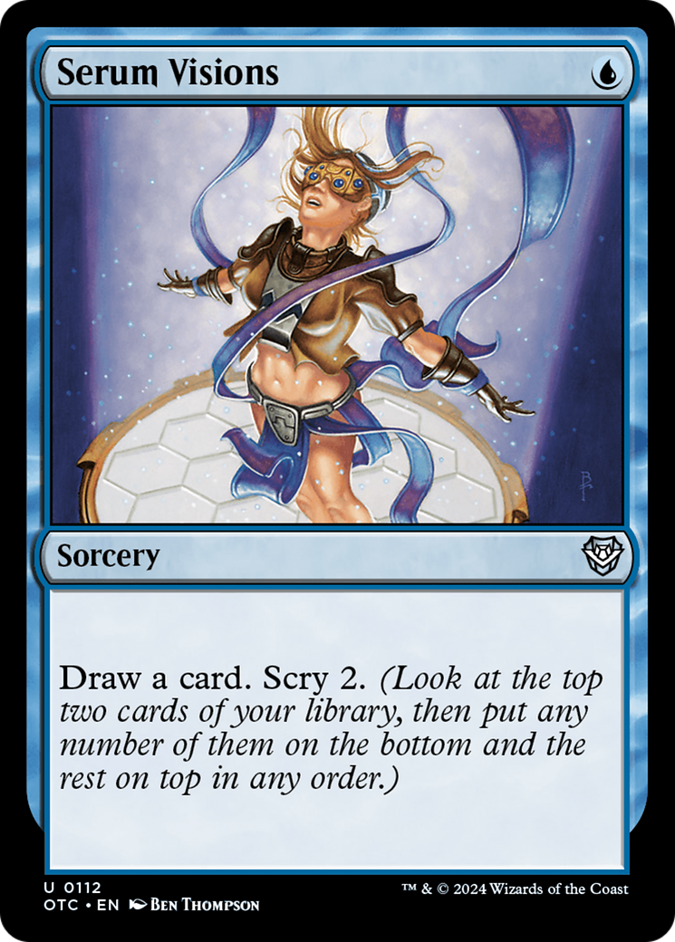 Serum Visions [Outlaws of Thunder Junction Commander]-1