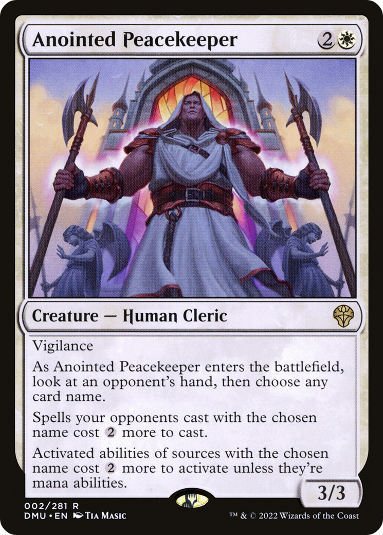 Anointed Peacekeeper [Dominaria United]-1