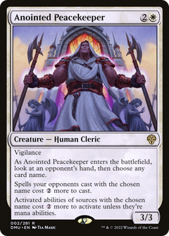 Anointed Peacekeeper [Dominaria United]-1
