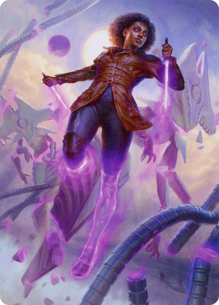 Kaya, Intangible Slayer // Kaya, Intangible Slayer (AONE-049) - Phyrexia: All Will Be One Art Series (Borderless)-3