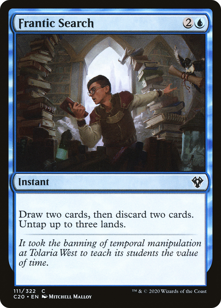 Frantic Search [Commander 2020]-1