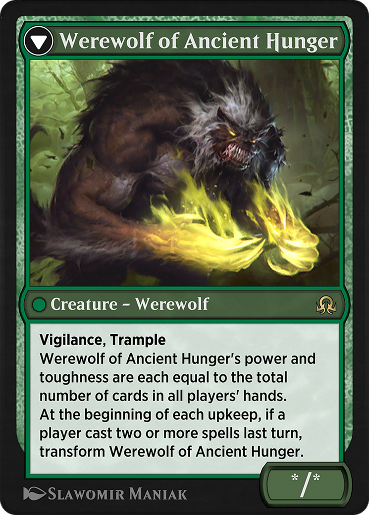 Sage of Ancient Lore // Werewolf of Ancient Hunger (SIR-211) - Shadows over Innistrad Remastered-2