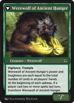 Sage of Ancient Lore // Werewolf of Ancient Hunger (SIR-211) - Shadows over Innistrad Remastered-2