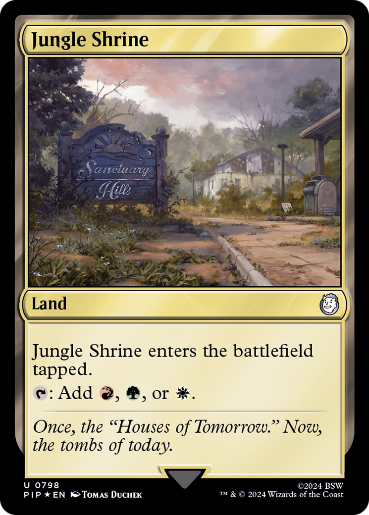 Jungle Shrine (Surge Foil) [Fallout]-1