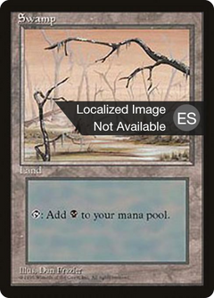 Swamp (B) [Fourth Edition (Foreign Black Border)]-1