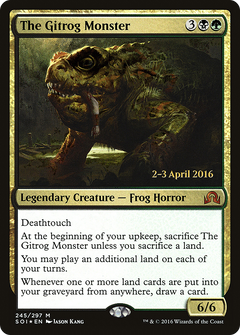 The Gitrog Monster [Shadows over Innistrad Prerelease Promos]-1