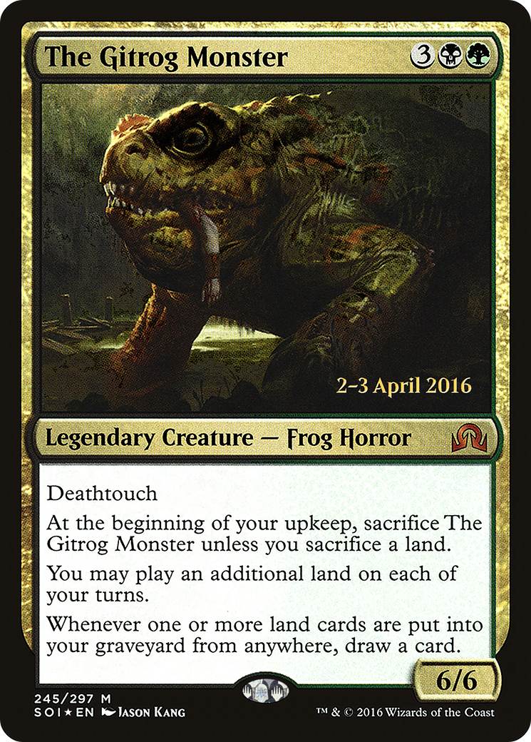 The Gitrog Monster [Shadows over Innistrad Prerelease Promos]-1