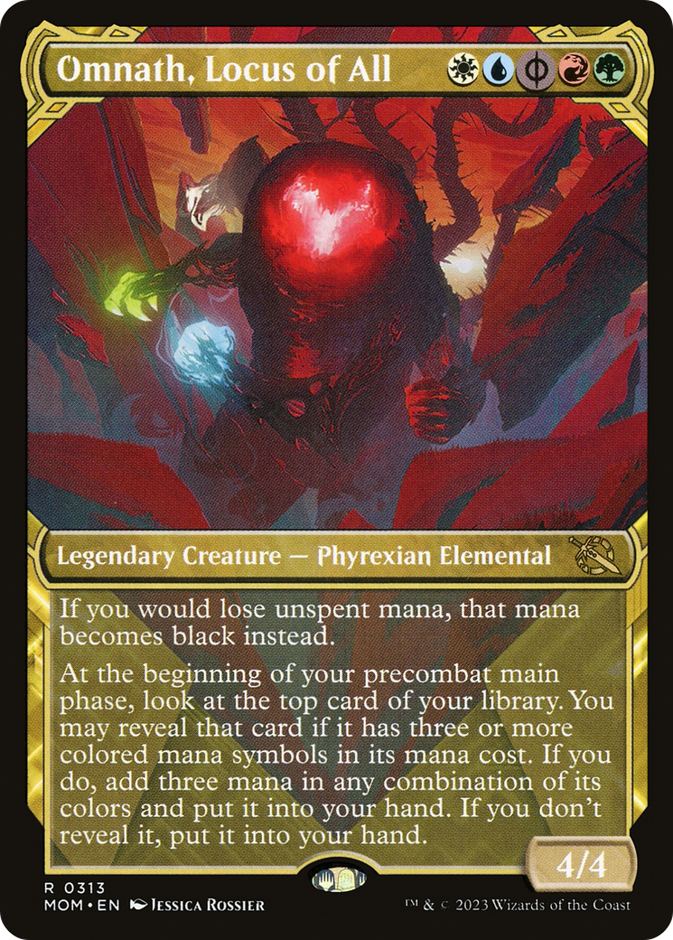 Omnath, Locus of All (Showcase Planar Booster Fun) [March of the Machine]-1
