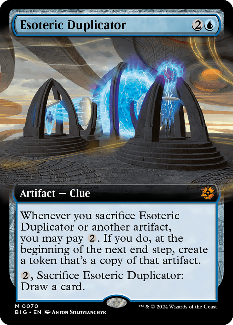 Esoteric Duplicator (Extended Art) [Outlaws of Thunder Junction: The Big Score]-1