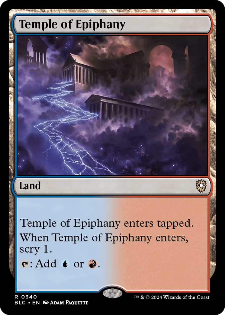 Temple of Epiphany [Bloomburrow Commander]-1