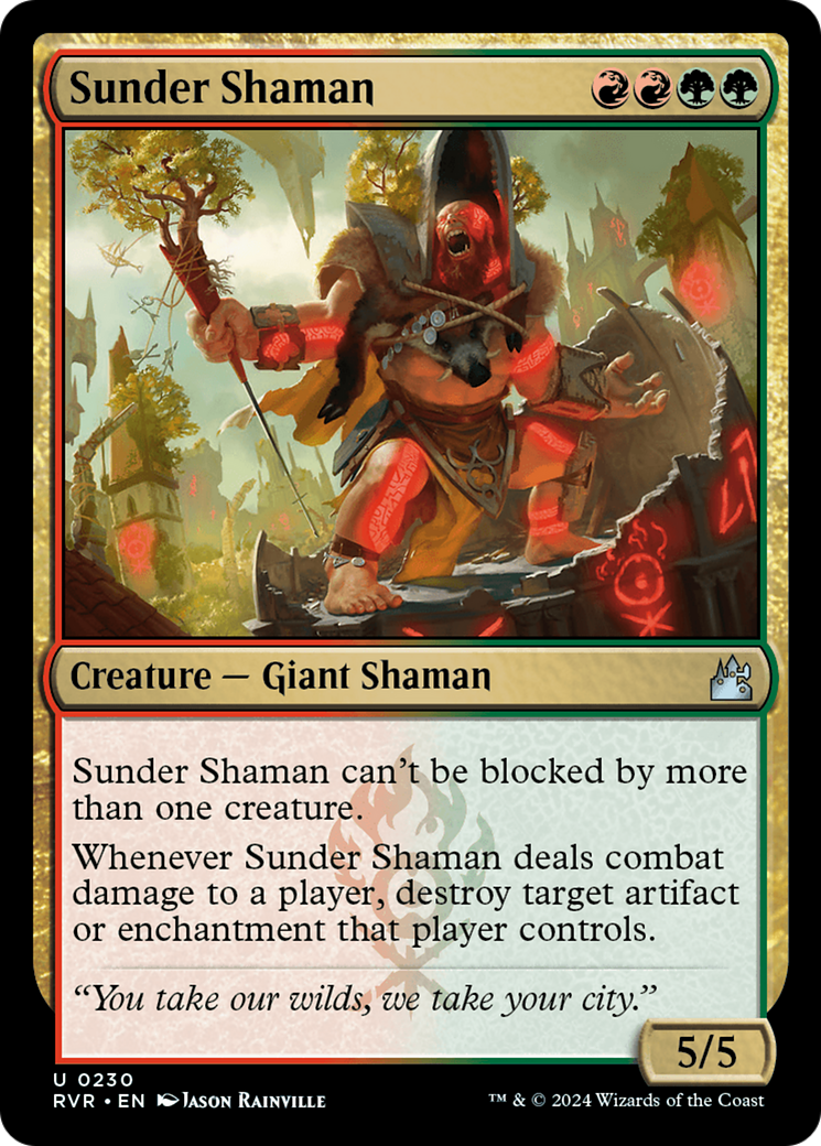 Sunder Shaman [Ravnica Remastered]-1