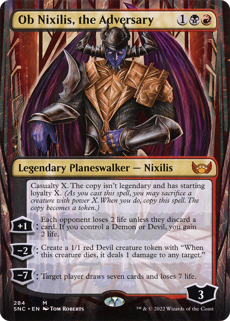 Ob Nixilis, the Adversary (Borderless) [Streets of New Capenna]-1