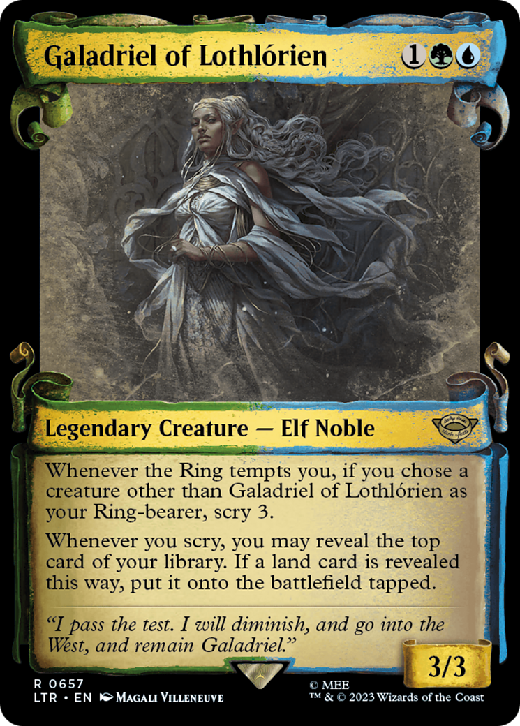 Galadriel of Lothlorien [The Lord of the Rings: Tales of Middle-Earth Showcase Scrolls]-1
