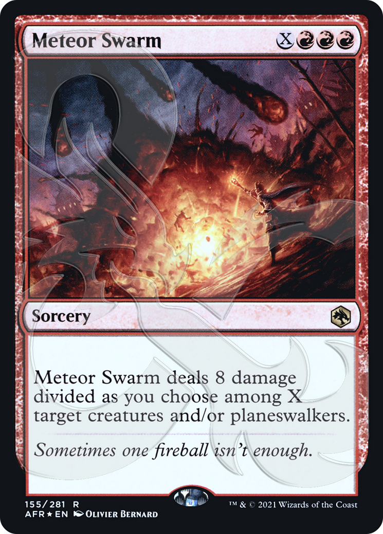 Meteor Swarm (Ampersand Promo) [Dungeons & Dragons: Adventures in the Forgotten Realms Promos]-1