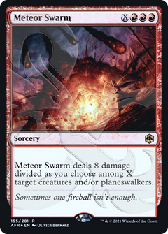 Meteor Swarm (Ampersand Promo) [Dungeons & Dragons: Adventures in the Forgotten Realms Promos]-1