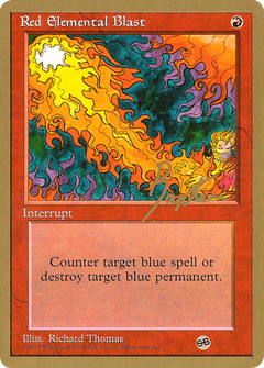 Red Elemental Blast (George Baxter) (SB) [Pro Tour Collector Set]-1