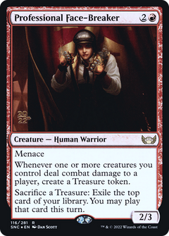 Professional Face-Breaker [Streets of New Capenna Prerelease Promos]-1