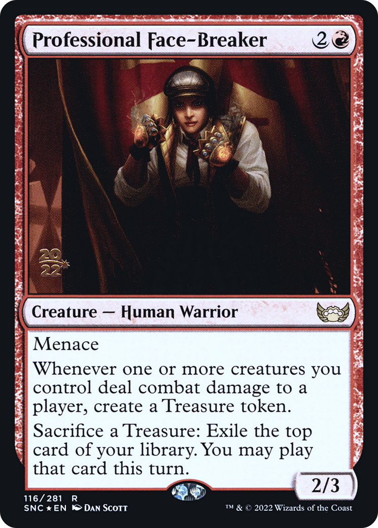Professional Face-Breaker [Streets of New Capenna Prerelease Promos]-1