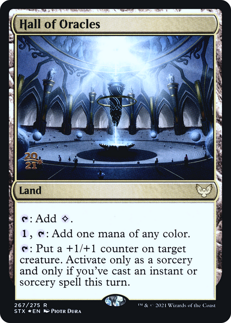 Hall of Oracles [Strixhaven: School of Mages Prerelease Promos]-1