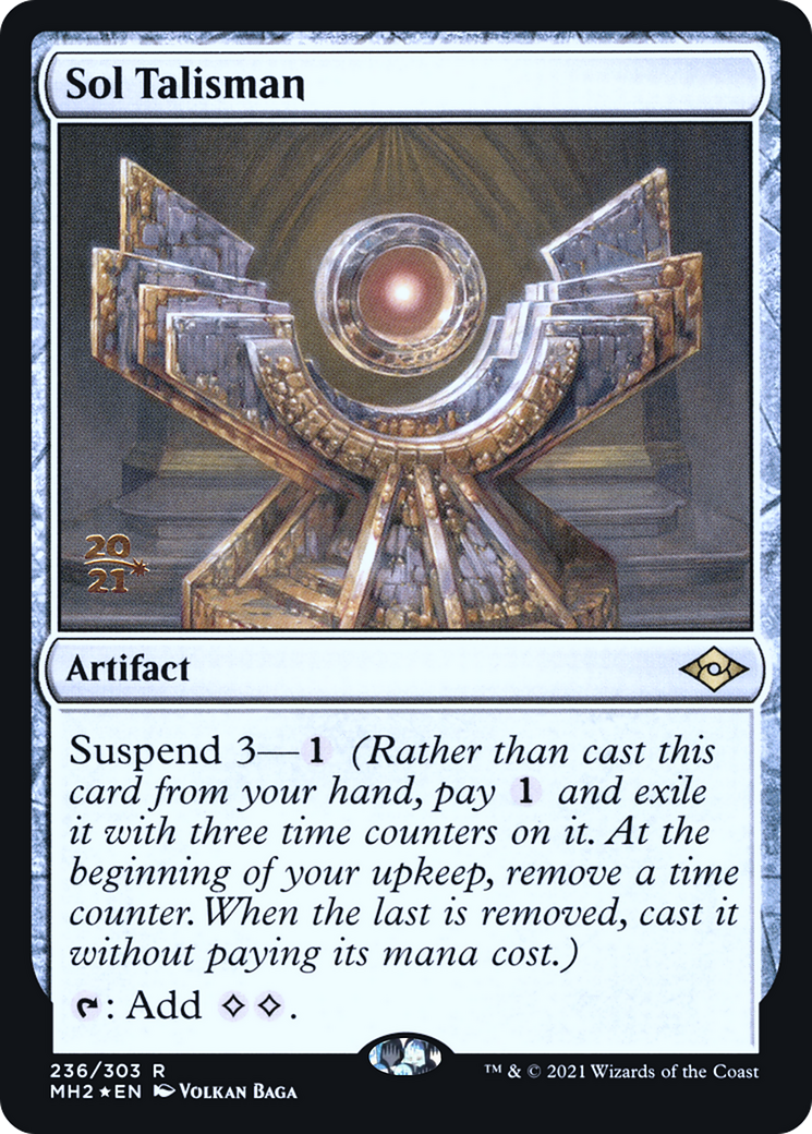 Sol Talisman [Modern Horizons 2 Prerelease Promos]-1