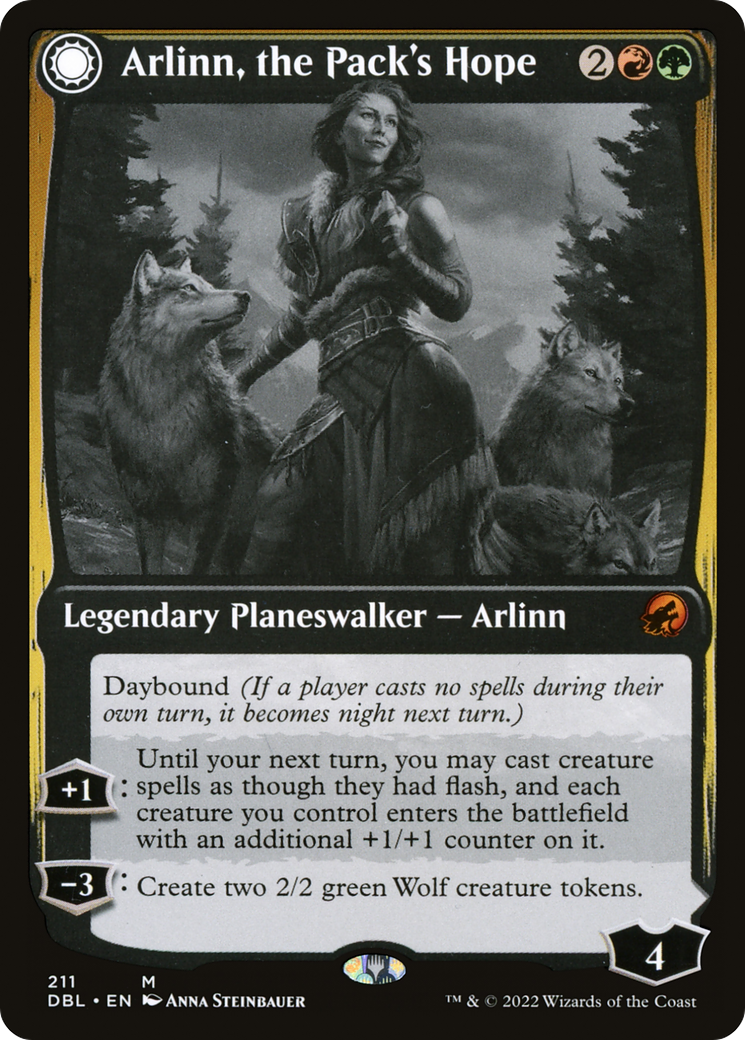 Arlinn, the Pack's Hope // Arlinn, the Moon's Fury [Innistrad: Double Feature]-3