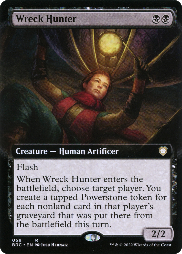 Wreck Hunter (Extended Art) (BRC-058) - The Brothers' War Commander: (Extended Art)-1