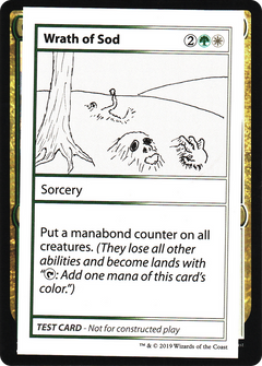 Wrath of Sod (No PW Symbol) (CMB1-103) - Mystery Booster Playtest Cards 2021-1