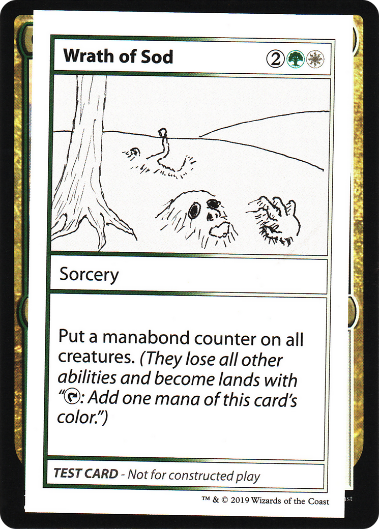Wrath of Sod (No PW Symbol) (CMB1-103) - Mystery Booster Playtest Cards 2021-1