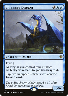 Shimmer Dragon [Throne of Eldraine]-1