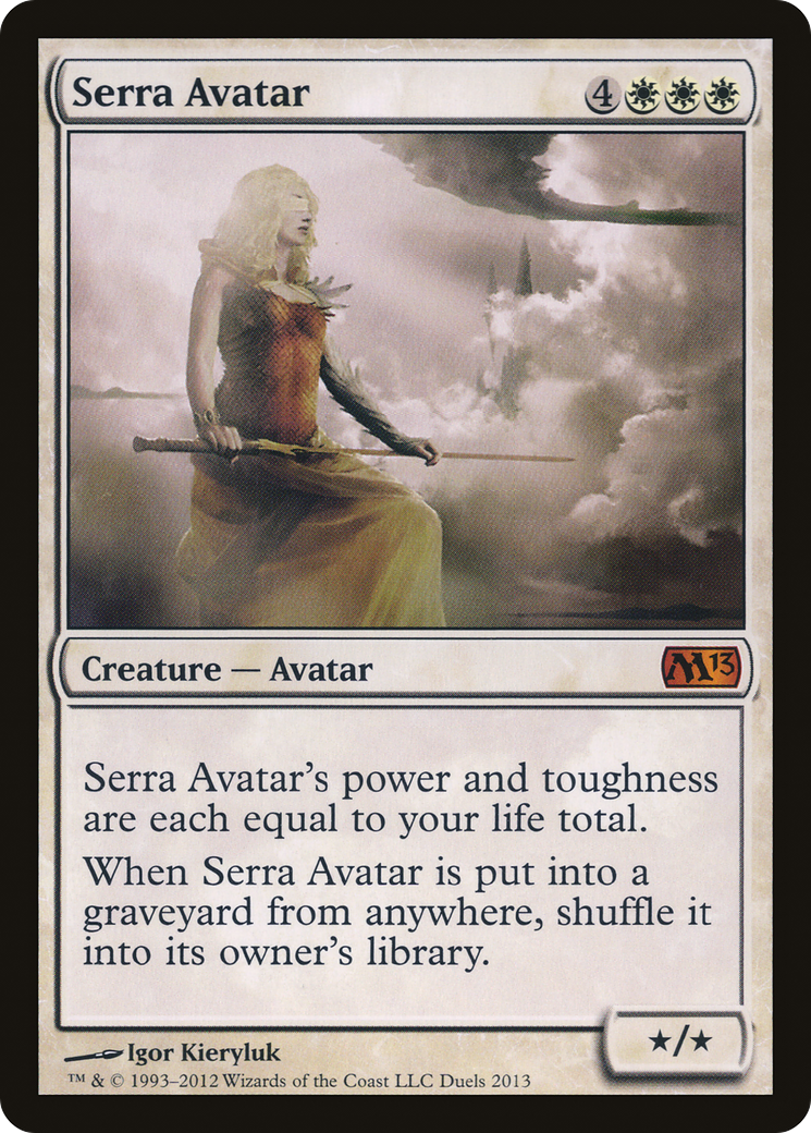 Serra Avatar (Duels of the Planeswalkers Promos) [Duels of the Planeswalkers Promos 2012]-1